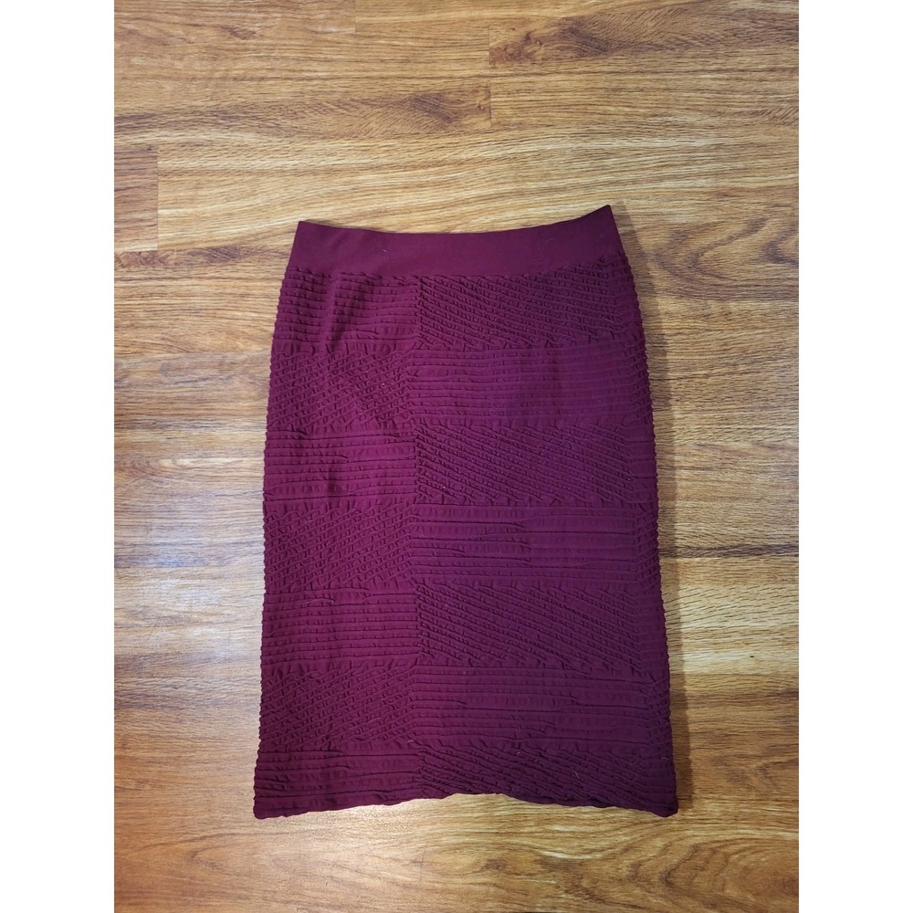 Tees‎ By Tina OSFM Bodycon Burgandy Red Pencil Skirt